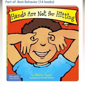 'Hands Are Not for Hitting' Best Behaviour Board Book for Kids